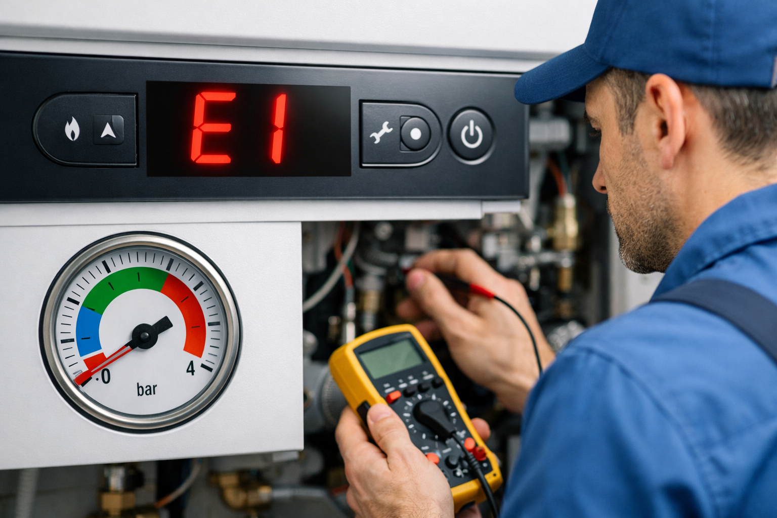 Kombilərdə alışma getməməsinin səbəbləri ,E1 xətası