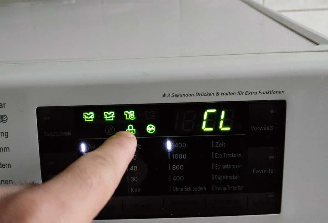 Lg paltaryuyan Cl xətası və bərpası