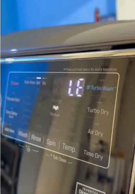 LG paltaryuyan LE xəta kodunun bərpası.